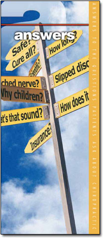 Answers to the Questions Patients Ask About Chiropractic Brochure