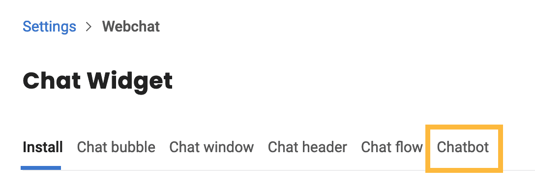 chat tabs