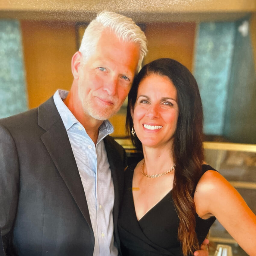 Dr Kulik and his wife