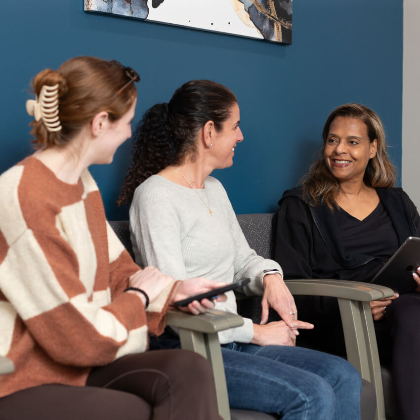 patients in our waiting area