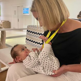 Baby with doctor