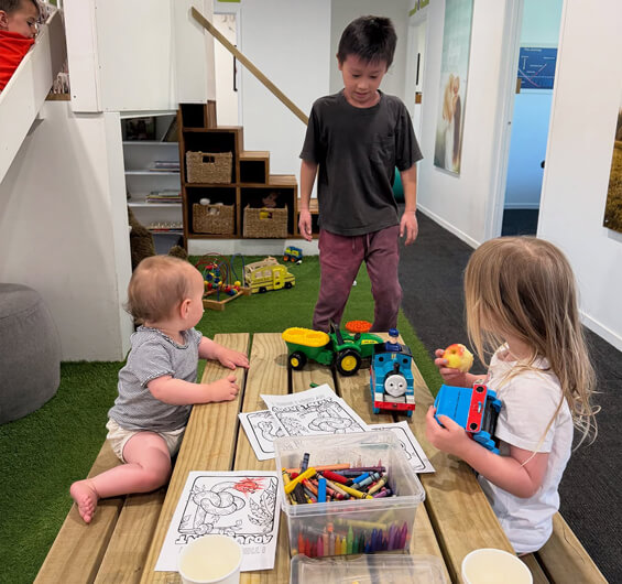 Kids playing