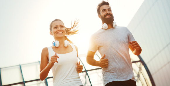 couple running