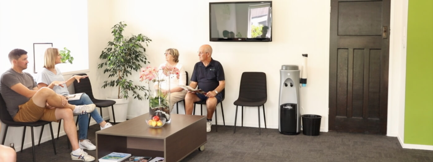 West Auckland patients sitting in waiting area