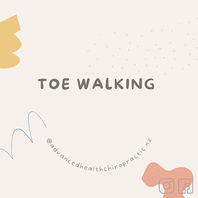 toe walking graphic