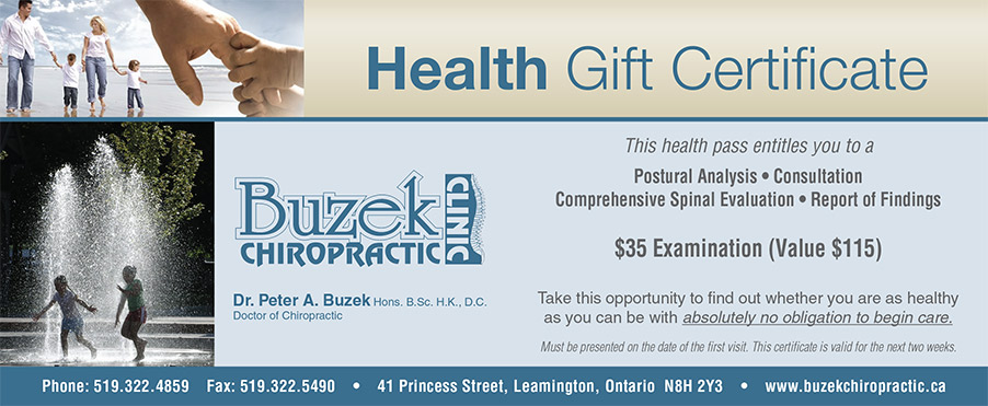 health gift certificate
