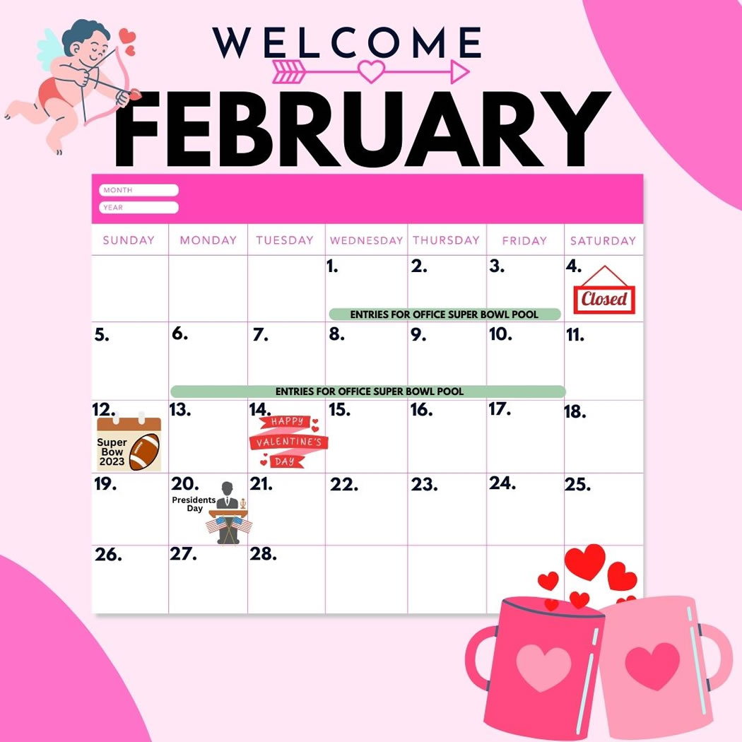 february 2023 calendar