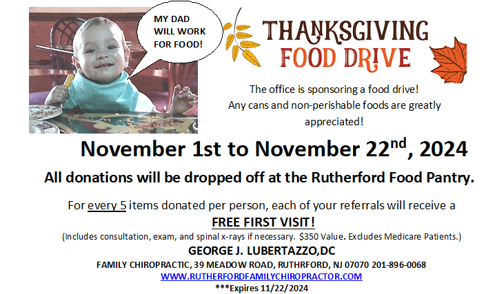 food drive for RW