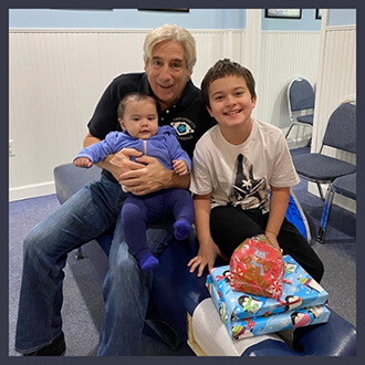 Dr. Lubertazzo with kids