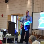Dr. DiGiuseppe doing a talk at the 55 Plus Centre.