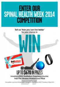 Spinal Health Week Prizes