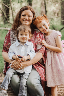 Dr. Kristen with children