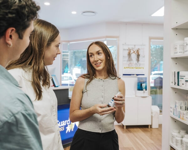Dr. Rachael talking to patient