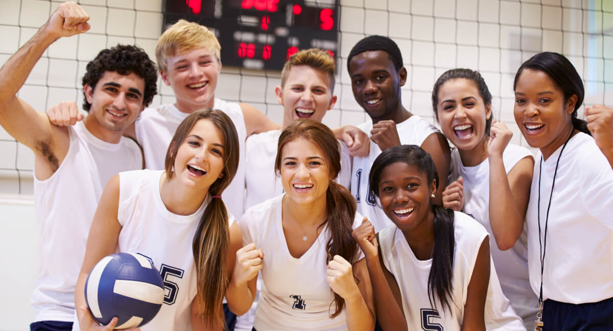 Mixed gender sports team