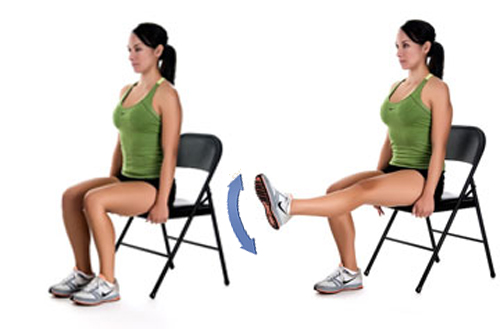 Sitting position best sale for knee pain