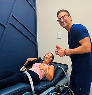 PEMF Therapy With Patient