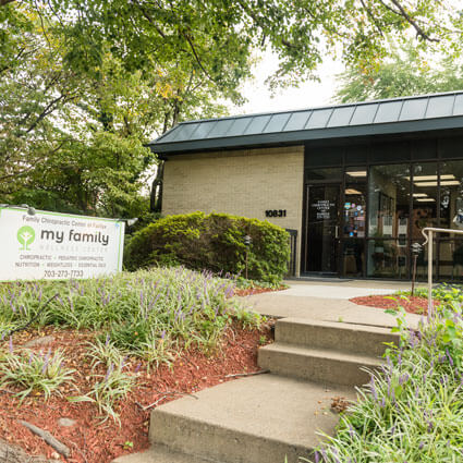 Family Chiropractic of Fairfax: My Family Wellness Center office entrance