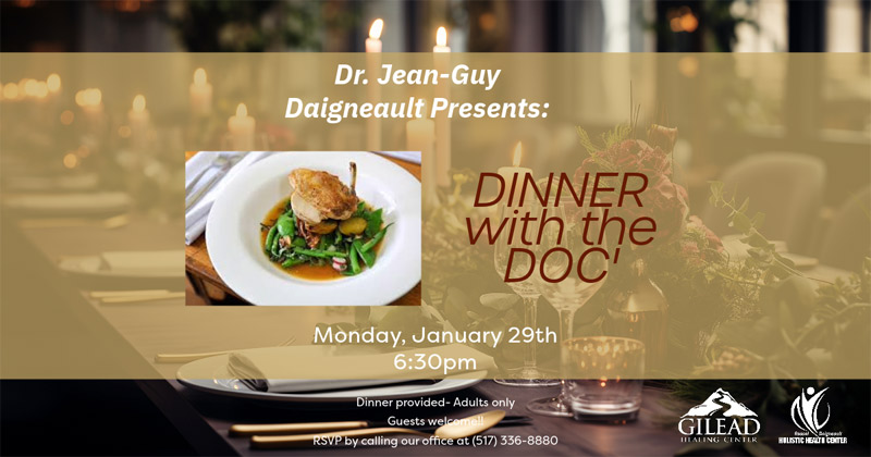 Dinner With Dr. Jean-Guy Daigneault