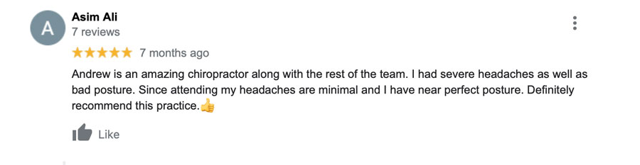 Headaches Testimonial