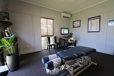 Adjusting room at Mudgeeraba Chiropractic