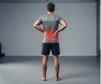 Man with back pain