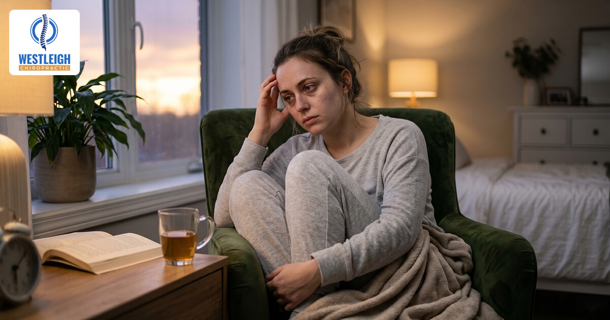 Body feeling tired and low energy even after adequate rest and sleep, showing fatigue and exhaustion symptoms