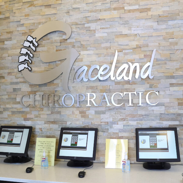 Graceland Chiropractic patient log area