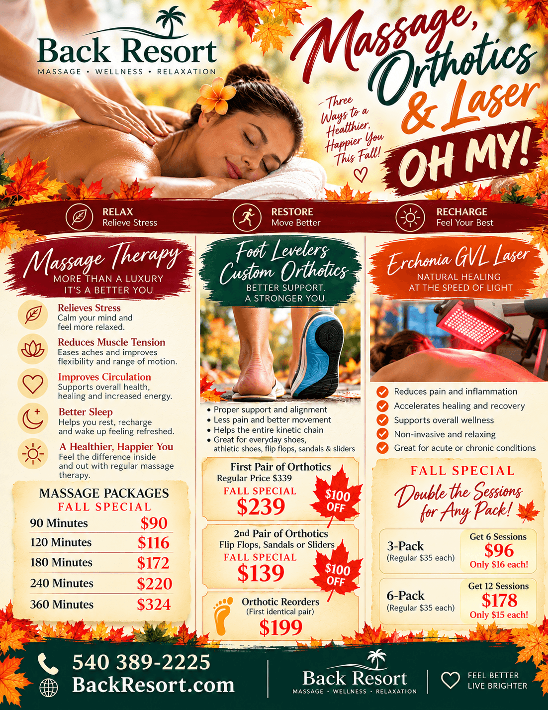 Autumn Wellness Spa Promotional Flyer (1)