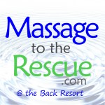 Massage to the Rescue logo