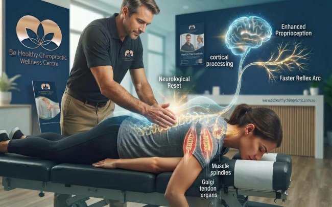 BHC chiro adjusting to improve reflexes