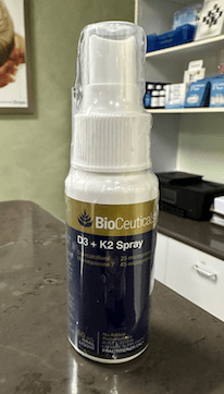 D3 + K2 spray bottle
