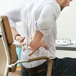 man with back pain