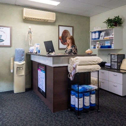 our front desk area