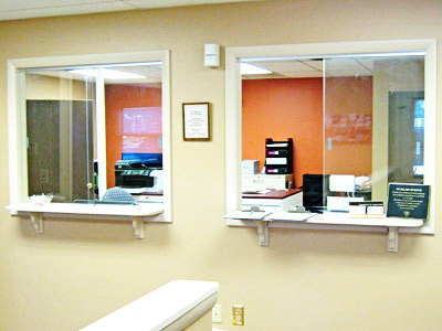 Office welcome and reception area.