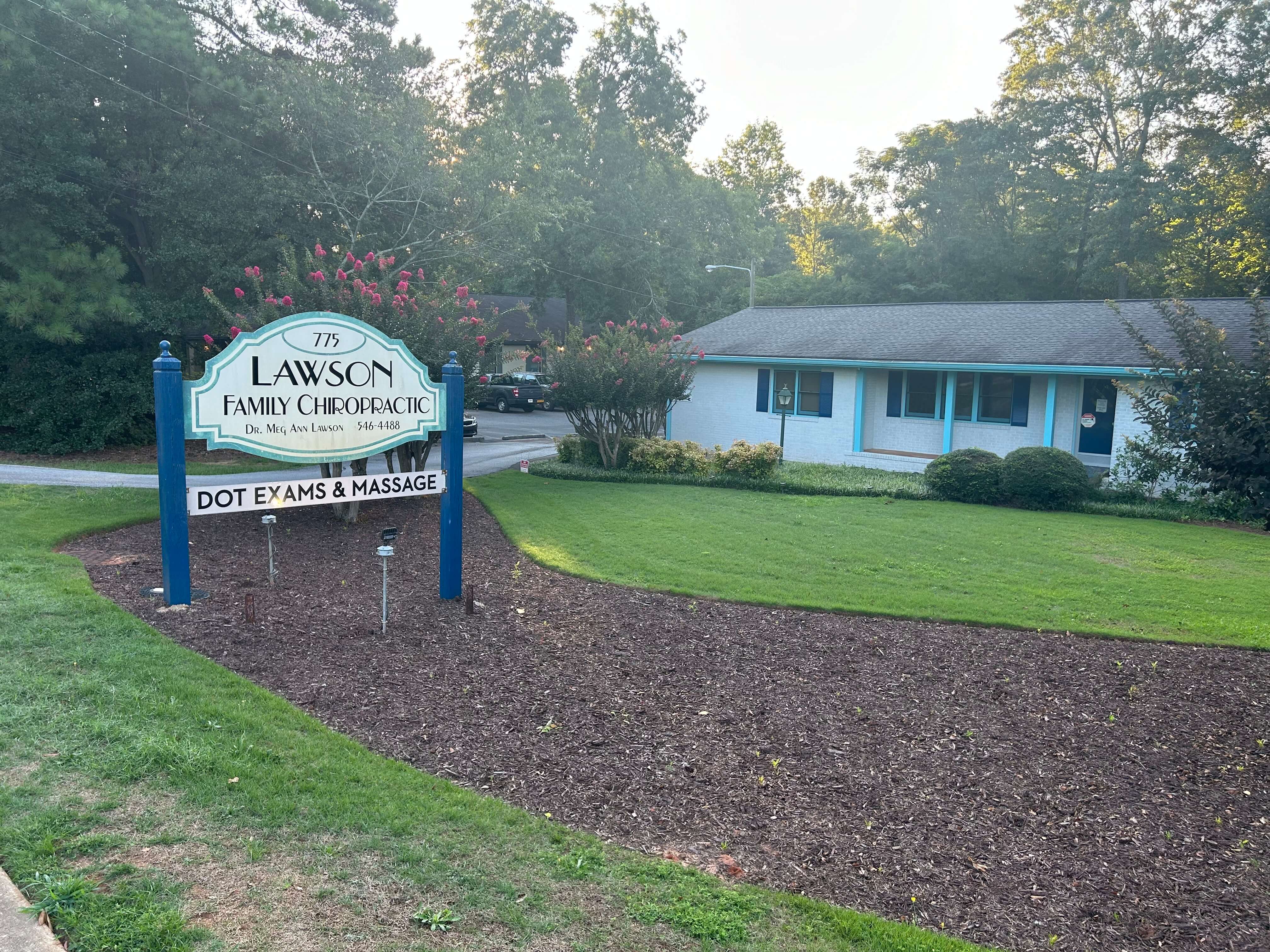 Exterior photo of Lawson Family Chiropractic office