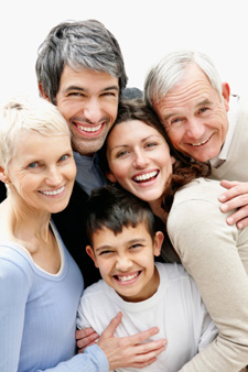 Photo of healthy family