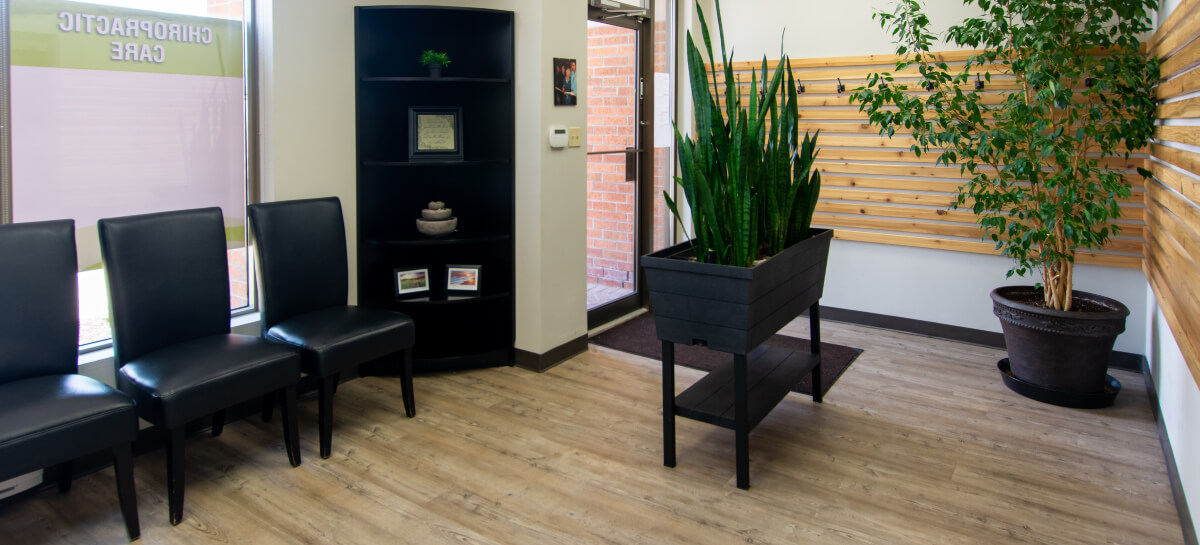 Kore~Energy Chiropractic patient waiting area