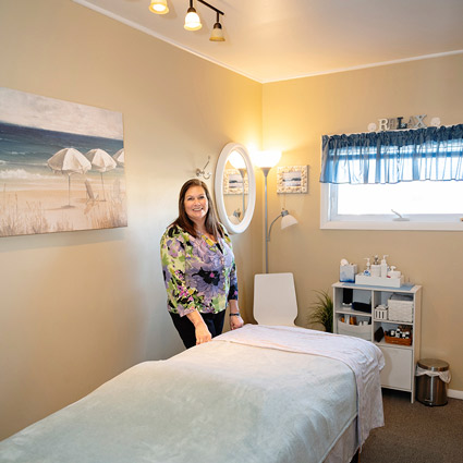 MaryAnn in therapy room