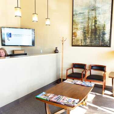 Chiropractic Group of Overland Park Waiting room