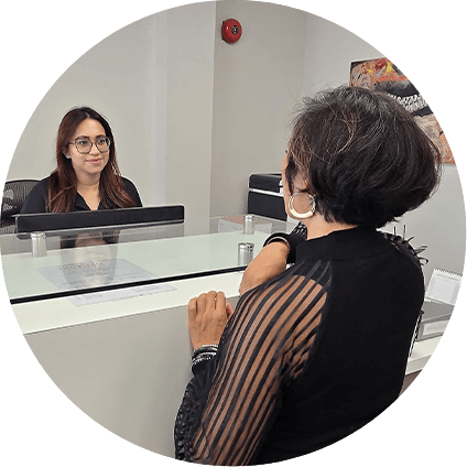 reception desk