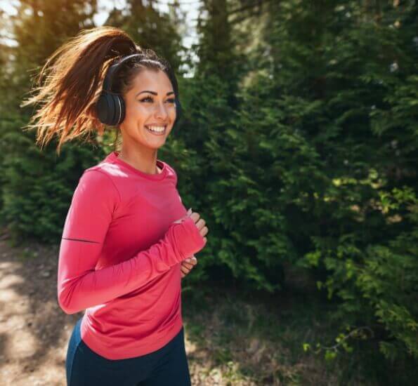 woman running