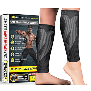 Calf compression sleeves