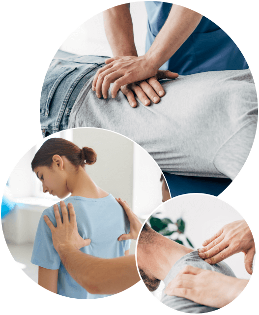 massaging patient