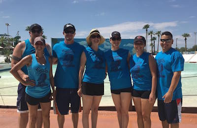 The Romney Chiropractic team with their spouses. Romney Chiropractic team photo