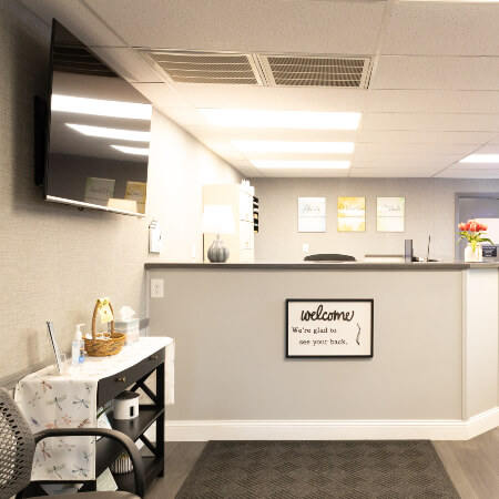 Muncie Spine and Rehab patient reception area