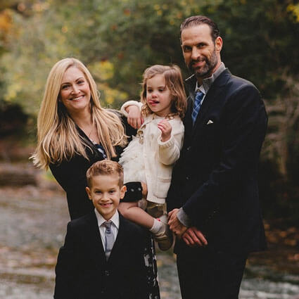 Dr. McCauley and family