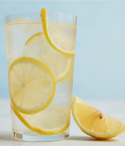 A Lemon water is the ideal way to start your day!