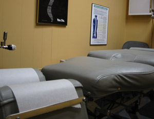 Adjusting Room at Bryn Mawr Chiropractic