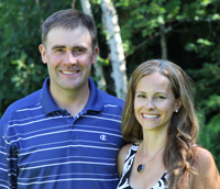 {PJ} Chiropractor, Dr. Brad Jones and his wife Laina