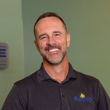 Dr Buckle smiling